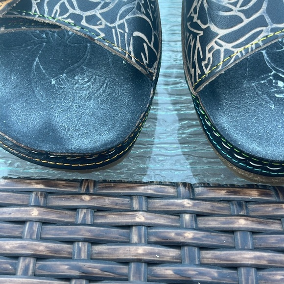 L'Artiste by Spring Step Leather Wedge Sandals Cuteness size 39 - Picture 3 of 10